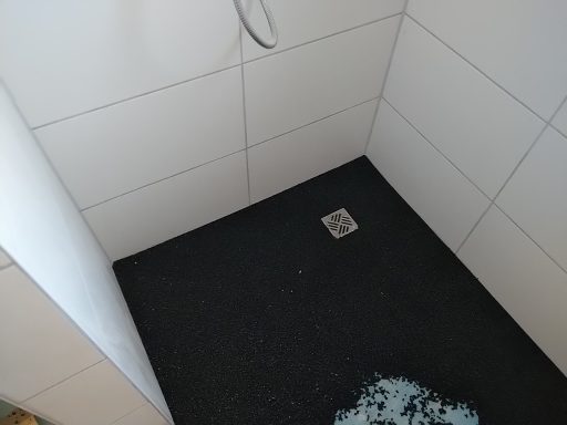 Steinteppich im Bad
